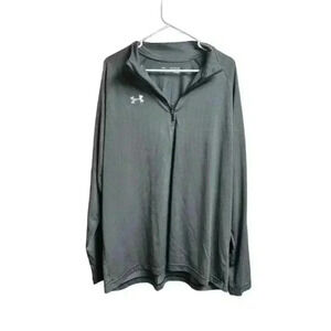 Under‎ Armour Striped Tech Quarter Pullover Long Sleeve Men's Size 2XL